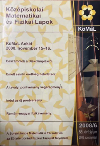 Vásárlói kedvenc Középiskolai Matematikai és Fizikai Lapok