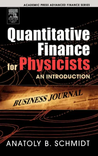 Quantitative Finance for Physicists: An Introduction ("Kvantitatív pénzügyek fizikusoknak: Bevezetés" angol nyelven) Rendeld meg most