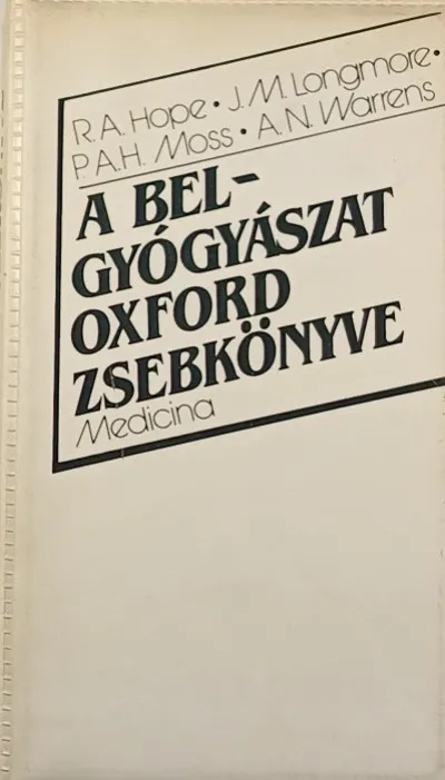Kedvezményes ár A belgyógyászat Oxford zsebkönyve