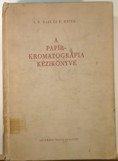 Biztonságos vásárlás A papírkromatográfia kézikönyve