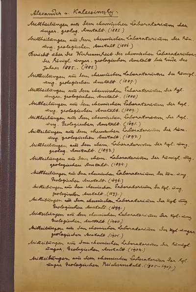 Biztonságos vásárlás Kalecsinszky Sándor válogatott munkái (NÉMET NYELVEN) - Separatabdrücke, Mittheilungen von Alexander von Kalecsinszky