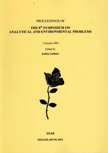 The 8 th Symposium on analytical and environmental problems 1 October 2001 Kihagyhatatlan ajánlat