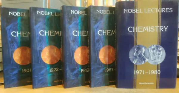 5 db Nobel Lectures: Chemistry: 1901-1921 + 1922-1941 + 1942-1962 + 1963-1970 + 1971-1980 Vedd meg most