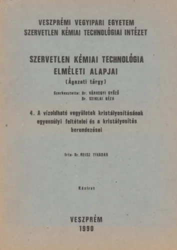 Szervetlen kémiai technológia elméleti alapjai 4. Biztonságos fizetés