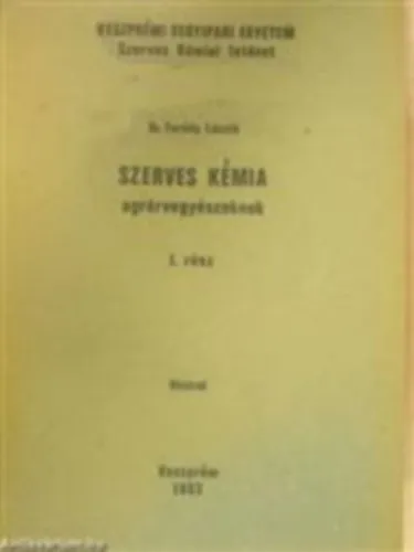 Kedvezmény Szerves kémia agrárvegyészeknek III.