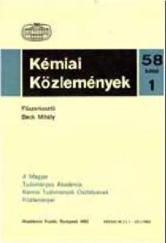 Kémiai Közlemények 58. kötet 4 Biztonságos fizetés