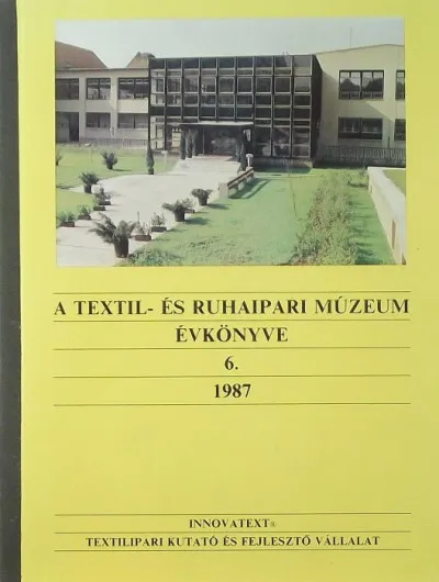 A Textil- és Ruhaipari Múzeum évkönyve 6. - 1987 Biztonságos fizetés