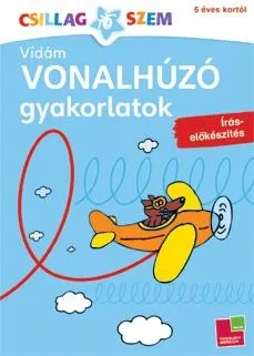 VIDÁM VONALHÚZÓ GYAKORLATOK - ÍRÁS-ELŐKÉSZÍTÉS - CSILLAGSZEM Árengedmény