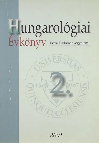 Végkiárusítás Hungarológiai Évkönyv 2.