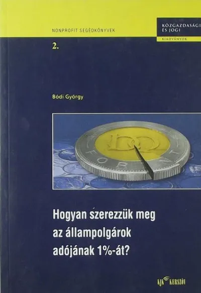 Hogyan szerezzük meg az állampolgárok adójának 1%-át? - Adókedvezmény, átengedett bevétel, vagy állampolgári szavazat? - Nonprofit segédkönyvek 2. Azonnal elérhető