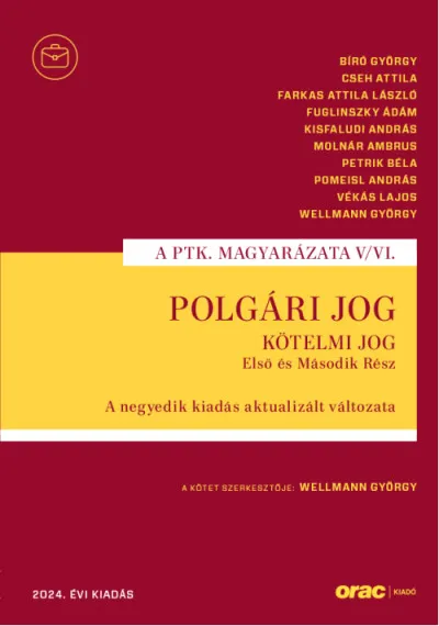 Polgári jog V/VI. - Kötelmi jog Első és Második Rész Rendeld meg most