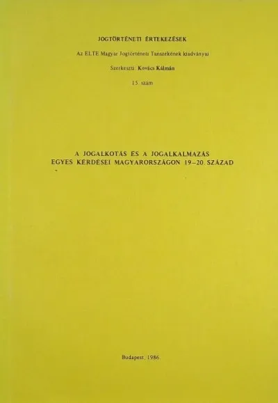Az állami és jogintézmények változásai a XX. század első felében Magyarországon Legnépszerűbb