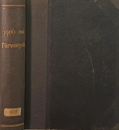 Az 1906. évi törvények gyűjteménye Népszerű