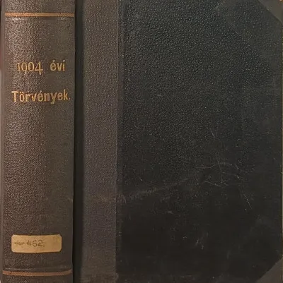 Az 1900. évi törvények gyűjteménye Végkiárusítás