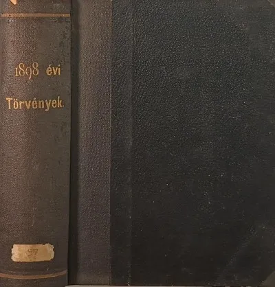 Vedd meg most Az 1898. évi törvények gyűjteménye