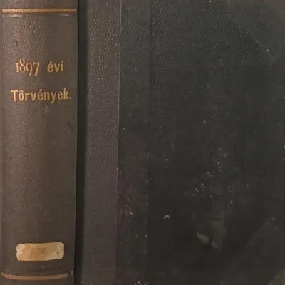 Azonnal elérhető Az 1897. évi törvények gyűjteménye