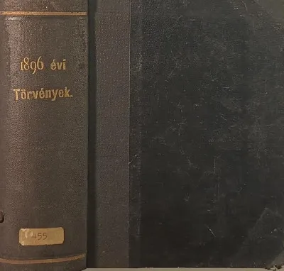Vásárlói kedvenc Az 1896. évi törvények gyűjteménye