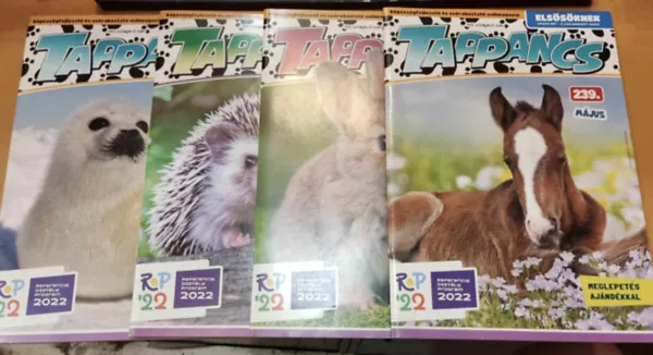 4 db Tappancs Képességfejlesztő és szórakoztató sulimagazin elsősöknek, szórványszámok (lapszámok a terméklapon) Vásárlói kedvenc
