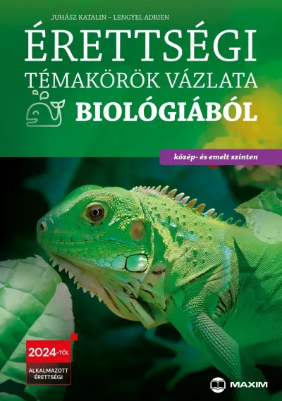 Nézd meg most Érettségi témakörök vázlata biológiából - közép- és emelt szinten - A 2024-től alkalmazott érettségi követelményrendszer alapján