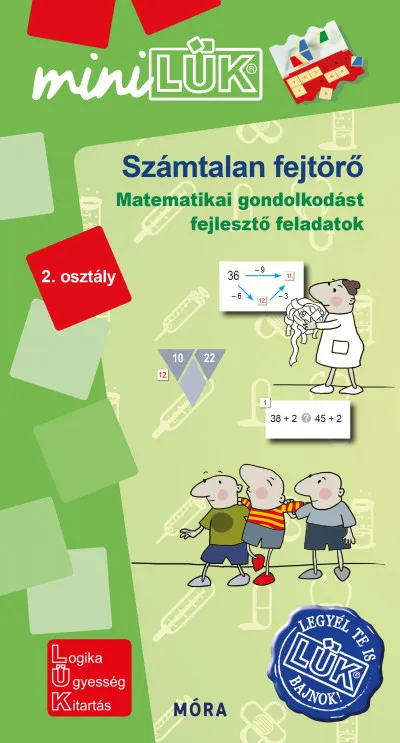 Számtalan fejtörő 2. osztály - Matematikai gondolkodást fejlesztő feladatok - MiniLÜK Legnépszerűbb