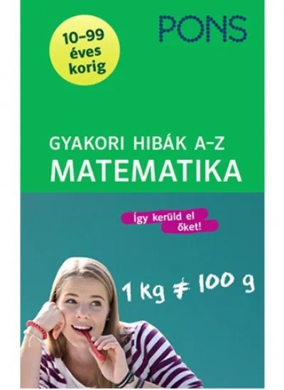 Olcsóbb PONS Gyakori hibák A-Z - Matematika