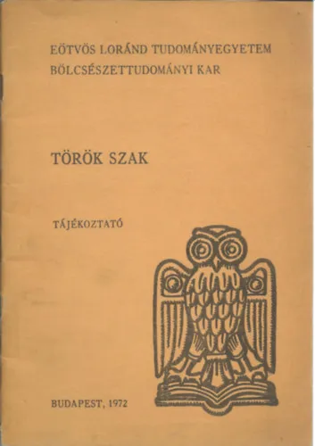 A török szak tanterve és tájékoztatója- Eötvös Loránd Tudományegyetem Bölcsészettudományi Kar Azonnal elérhető