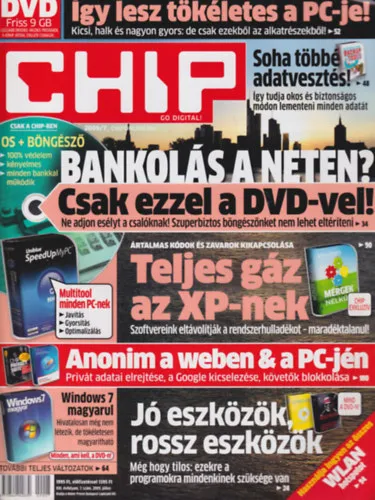 Olcsóbb 2 db Chip magazin 2009 /6 , 7. számok