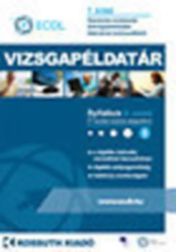 Azonnal elérhető ECDL Vizsgapéldatár 1-3. kötet