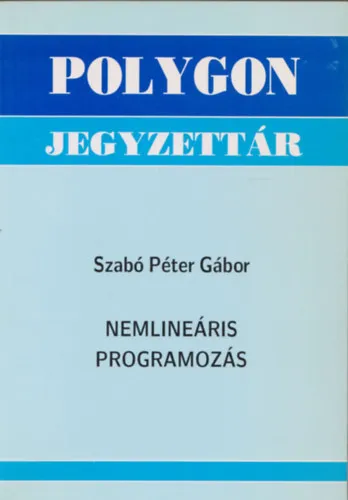 Nemlineáris programozás (Polygon jegyzettár) Újdonság