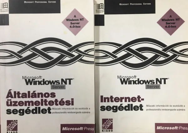 Microsoft Windows NT Server - Általános üzemeltetési segédlet + Internetsegédlet (2 kötet) Vedd meg most