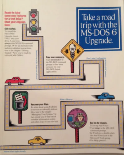 Take a Road Trip with the MS-DOS 6 Upgrade Outlet