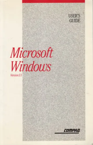Kedvezmény Microsoft Windows User's Guide- for the Microsoft Windows Opertaing System