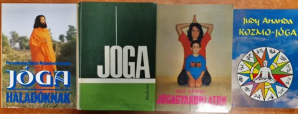 Ne maradj le 4db Jóga könyv:Jóga haladóknak+Jógagyakorlatok+Kozmo-jója+Joga