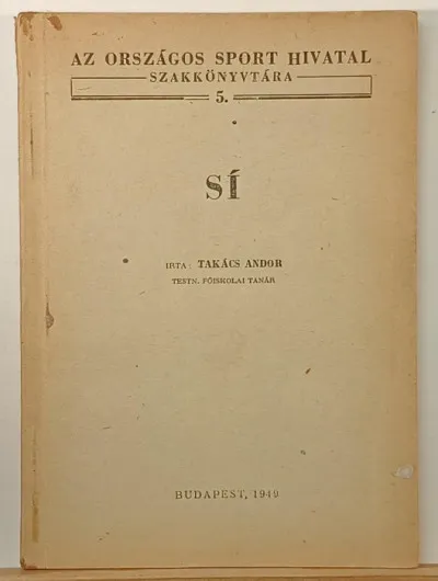 Sí - Az Országos Sport Hivatal szakkönyvtára 5. Outlet