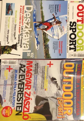 Outdoor magazin 40 db. lapszám egyben 2004. 10,11,12 hó, 2005. 01-11, 2006. 01-12 teljes évfolyam, 2007. 01-12 teljes évfolyam, 2008. 01-09 Kedvezmény