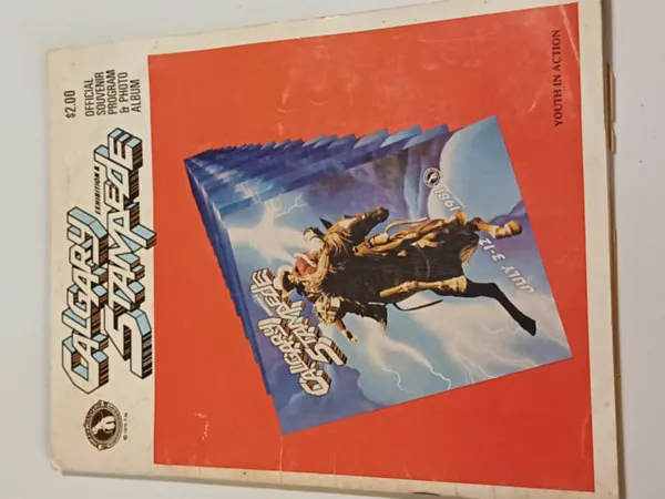 Calgary Stampede 1975 Hivatalos rodeó program és fotó album. Kedvezményes ár