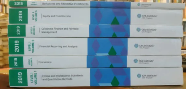 Expressz kézbesítés 2019, Level I, Volume 1-6: Ethical and Professional Standards and Quantitative Methods + Economics + Financial Reporting and Analysis + Corporate Finance and Porfolio Management + Equity and Fixed Income + Derivatives and Alternative Investments