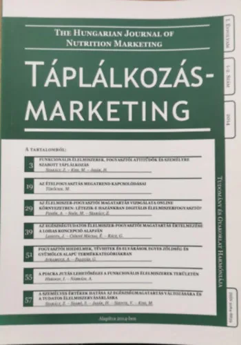 Prémium Táplálkozásmarketing - I. évfolyam, 1-2. szám 2014