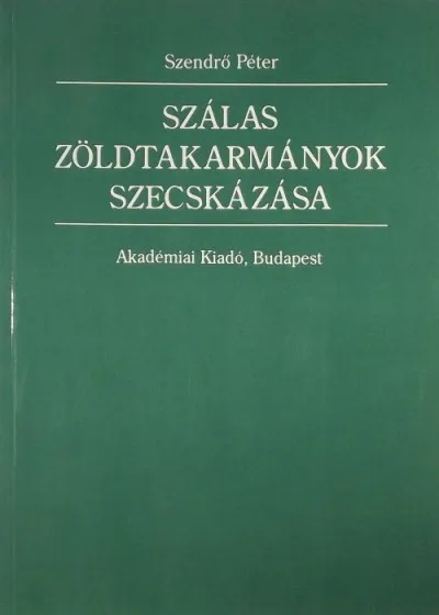 Ajánlat Szálas zöldtakarmányok szecskázása