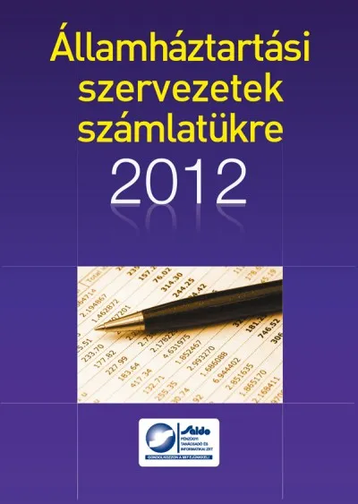 Azonnali szállítás Államháztartási szervezetek számlatükre 2012