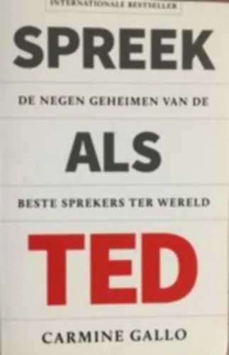 Végkiárusítás Spreek als TED: de negen geheimen van de beste sprekers ter wereld