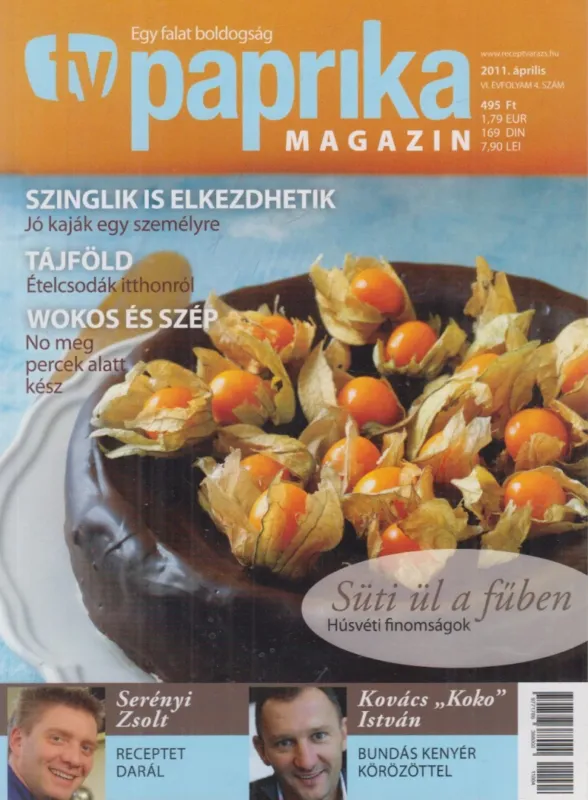 TV paprika magazin 2011. április Azonnal elérhető