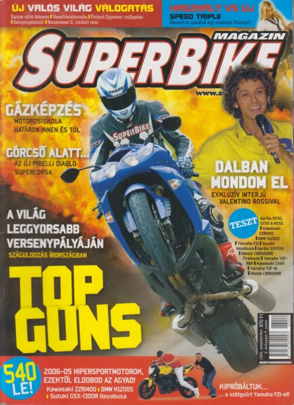 Expressz kézbesítés SuperBike Magazin 2006. szeptember