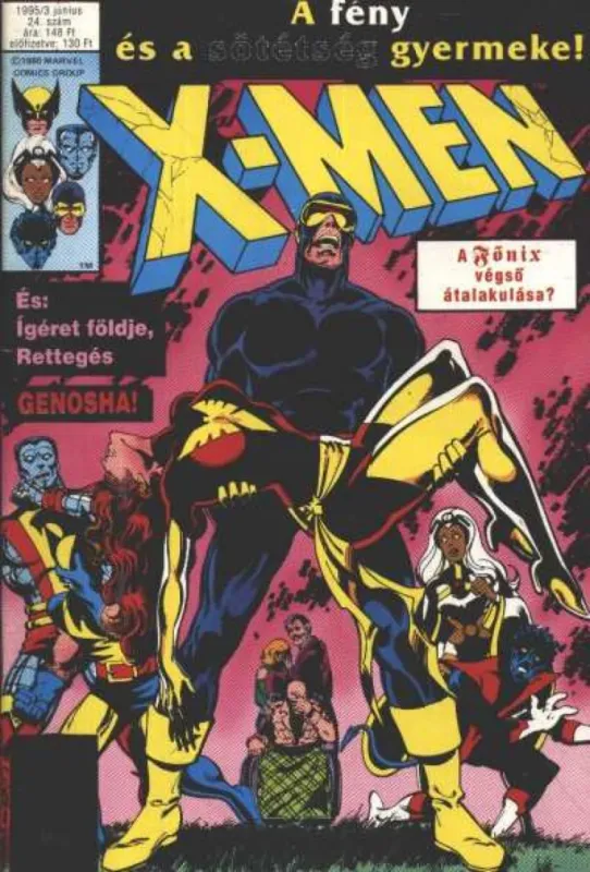 X-Men 1995/3. 24. szám Árcsökkenés